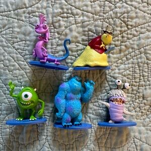 Monsters Inc Disney Pixar Toy Figurines Set